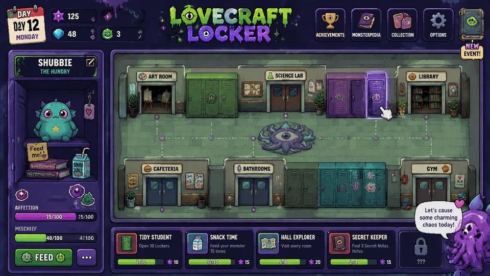 Lovecraft Locker 实机画面 玩法截图